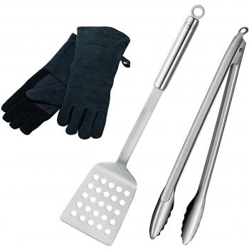 Barbecue Starter-Set Rösle – 2‑teilig (Wender + Zange)