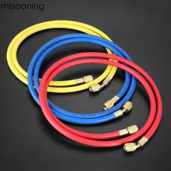 Mtsooning 3pcs 1.5m Charging Hoses for Air Conditioner R134a R22 R410a
