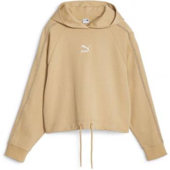 Sudadera con Capucha Puma T7 Beige para Mujer