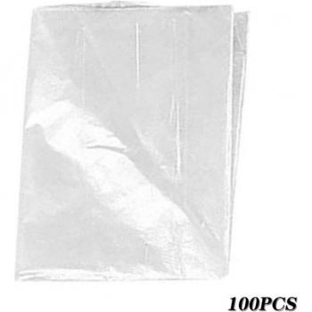 Tablier plastique usage unique, 100 unités, couleur blanche