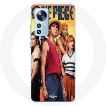 Funda protectora Xiaomi 12X estilo One Piece – Luffy y elenco de la primera temporada