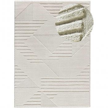 Alfombra Interior Numa Crema 160x230 – Estilo Geométrico