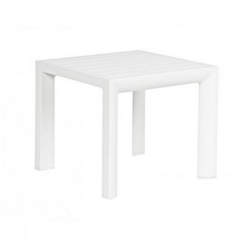 Beistelltisch Cruise 2er Set 40 x 40 cm Aluminium Weiß