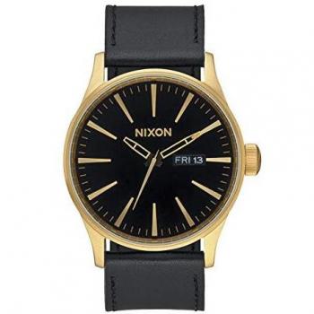 Nixon Sentry Horloge met Leerband