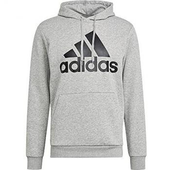 Capucha Hombre Adidas Essential Fleece Gris Medio