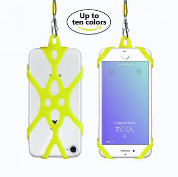 Silikon Lanyard Halter für iPhone X, 6, 6s, 7 Plus, 8 Plus und Samsung Galaxy