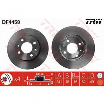 TRW Disco Freno HYUNDAI,KIA DF4458 517120X500,5171207500