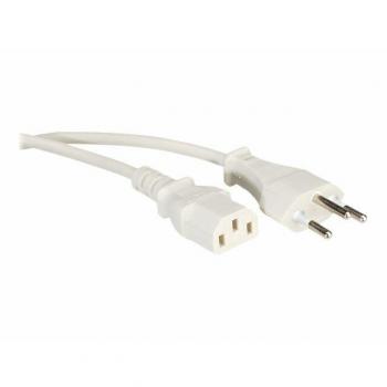 Cavo di alimentazione Value T12 C13, bianco, 1,8 m