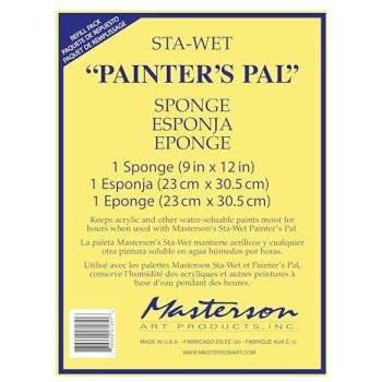 Recharge d’Éponge Palette Masterson Sta‑Wet Painters Pal – 1 paquet
