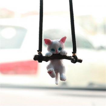 Brise‑Vent Félin – Pendentif Carrosserie 1×