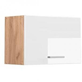 Pensile da cucina R-Line, Bianco lucido, 60 cm Piatto
