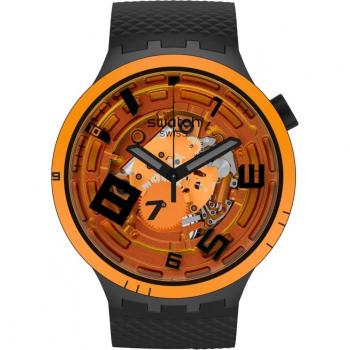 Big Bold Oops! Reloj Analógico Negro