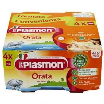Plasmon Omog.Orata C/Patate 4x80g