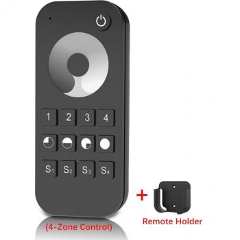 4-Zone Wireless RF LED PWM Dimmer with Wifi Remote Control for DC12-24V