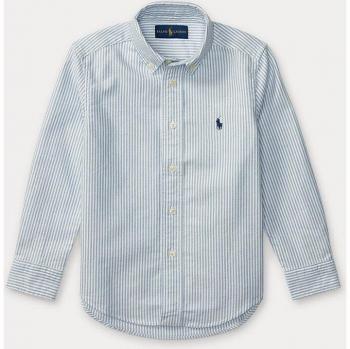 Camicia Polo Ralph Lauren Blu Chiaro e Bianco