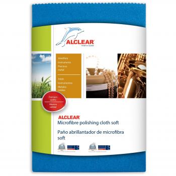 ALCLEAR 950026Z Suede Silk Microfiber Cloth 40x40 cm for Delicate Surfaces and High Gloss Paint