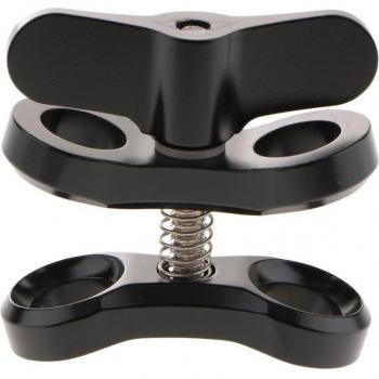 Brazo de montaje de abrazadera de conector de aluminio CNC para buceo, 6 piezas, junta flexible para GoPro 6/5/4/3