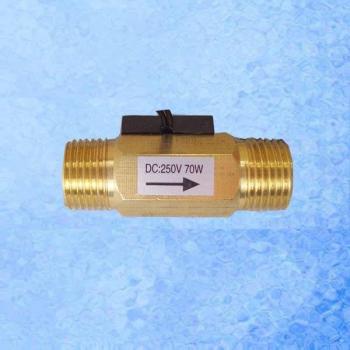 Sensor de Flujo Magnético USM-FS21TA, Latón, 1.5-12L/min, 250V DC, 70W