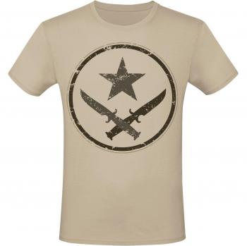 T‑Shirt Counter‑Strike 2 – T‑Faction S à XL – Beige, Homme