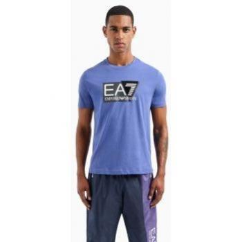 Emporio Armani EA7 Men's Blue Short Sleeve T-Shirt - Size Regular/36