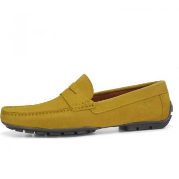 Zapatos de Hombre BUITTOS Mostaza Náuticos de Piel