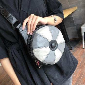 Bolso de Pecho de Cuero PU Estilo Hip Hop para Mujeres