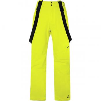 Pantaloni da sci Protest Mikado giallo brillante/nero XL