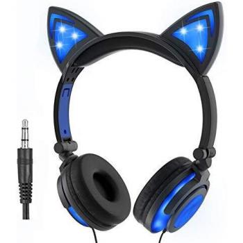 Casque Cat Pliable avec LED