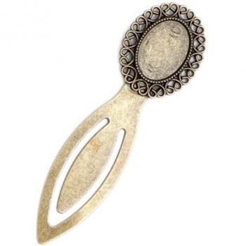 18x25mm Antique Bronze Bookmark Glaze Dome Tray Kit