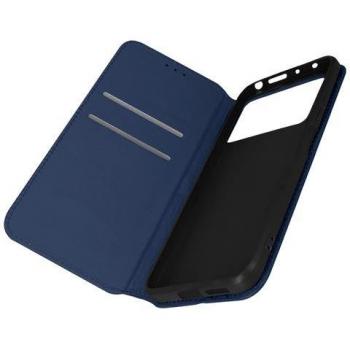 Funda Azul con Tarjetero y Soporte para Xiaomi Poco X4 Pro 5G