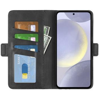 CardLounge Lederkoffer für das Samsung Galaxy S24+ – Schwarz