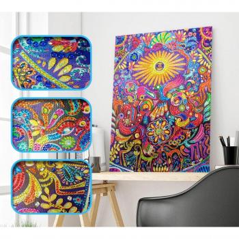 5D Blumen Diamant Malerei DIY Teilbohrung Spezielle Form Florales Bild Diamantstickerei Wohnkultur Handgemachte Kunst