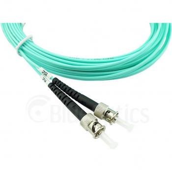 BlueOptics 1m Aqua OM3 ST Fibre Cable