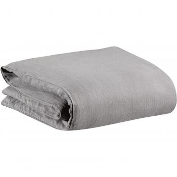 Housse de couette en lin orage 240 x 220 Vivaraise