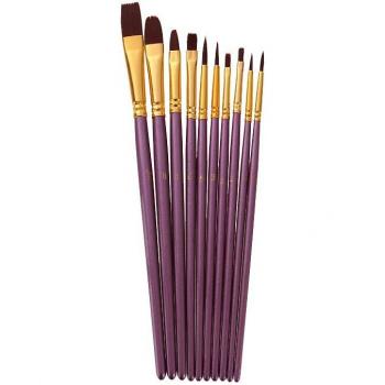 4 Color Nylon Hair Painting Brush Set