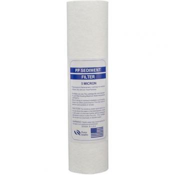 Filtro de agua 10 pulgadas, cartucho de sedimentos 5 micrómetros, paquete de 4