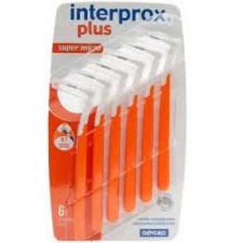 CEPILLO INTERPROX PLUS SUPER MICRO 6 PIEZAS