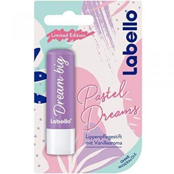 Balsamo per labbra con aroma di vaniglia Labello Pastel Dreams