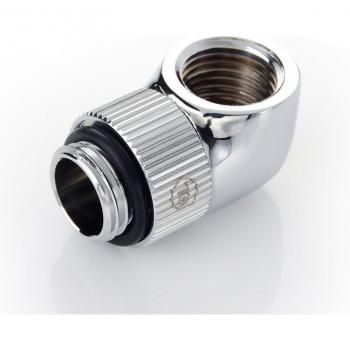 Bitspower Touchaqua G1/4 Dreh-Ellenbogen – 90° Wasserkühlung, Silber