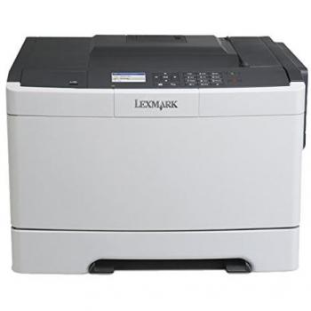 Lexmark CS410N Laserdrucker (1200 dpi, USB 2.0) graphit/weiß