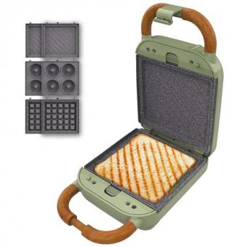 Sandwicher à 700W Vert – Model Retro One – Cecotec