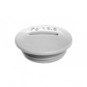Tapón ciego poliamidado PG13,5 IP54 color gris claro