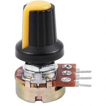 10K Ohm Linear Taper Rotary Potentiometer Set of 5
