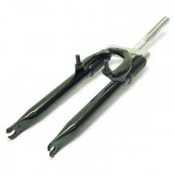 24 V-brake verende voorvork - 1 buis - zwart/zilver