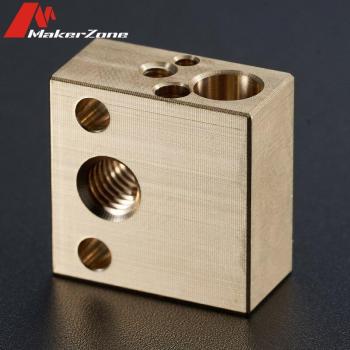J-Head Extruder Brass Heating Block