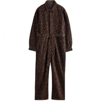 Next Jumpsuit Denim‑Jumpsuit „Gürtel & Print“ – Petite (1 Tlg.)
