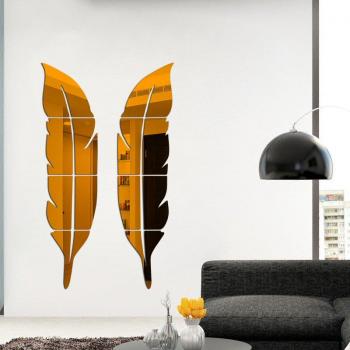 25x100 cm Federzauberstab-Spiegel-Aufkleber für volle Höhe