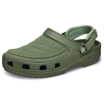 Chanclas Hombre Crocs Yukon Vista II Clog Verde
