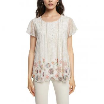 Camiseta Desigual TS Norte T-Shirt Mujer Blanca
