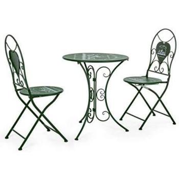 Set Bistrot Park Tavolino e 2 sedie pieghevoli